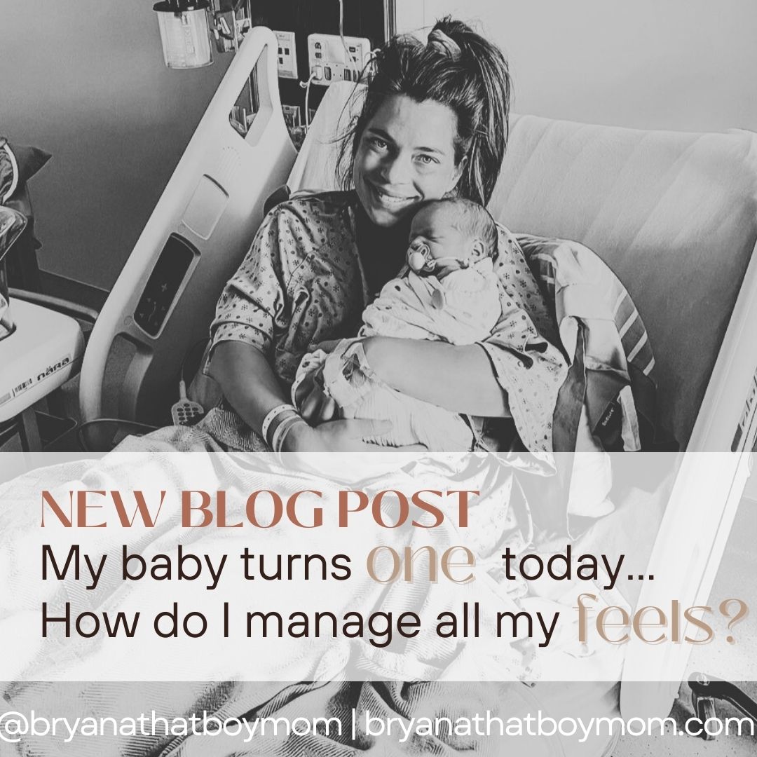 My baby turns one today…